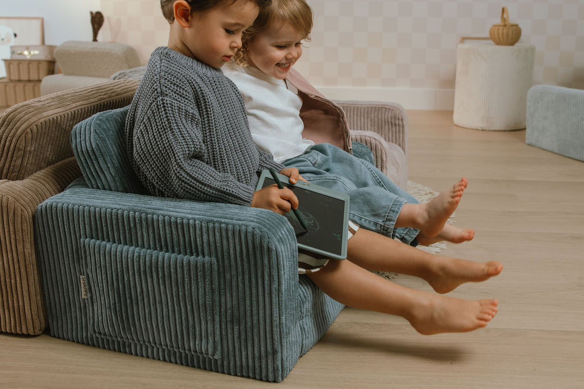 Lumi Chair Corduroy Sky Sugar