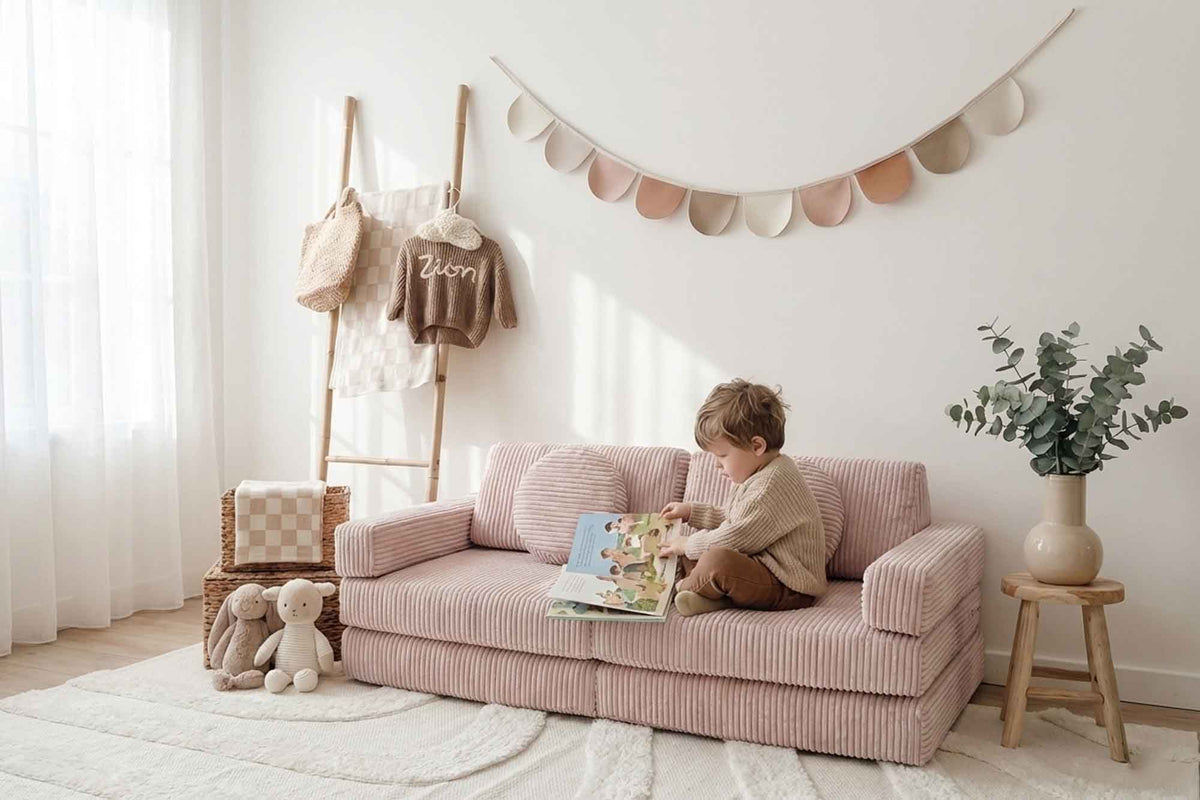 Shappy Play Sofa Pure Corduroy Candy